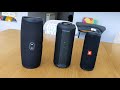 tronsmart t6 plus upgraded bluetooth speaker review comparison with jbl charge 4 and jbl flip 5