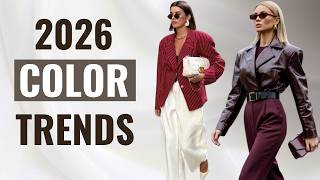 2026 Biggest Color Trends You Need to Try! | Elegant & Expensive Combinations