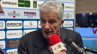 Le parole del Presidente Bongiovanni al termine del match con Piacenza