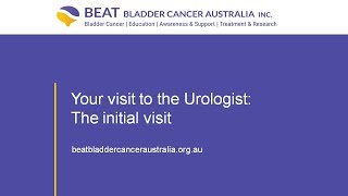 Your visit to the urologist: The initial visit