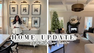 *NEW* HOME UPDATE | BREAKFAST NOOK FURNITURE \u0026 OFFICE WALL MAKEOVER | JANUARY 2025