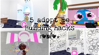 Building Hacks Adopt Me Bedroom Ideas