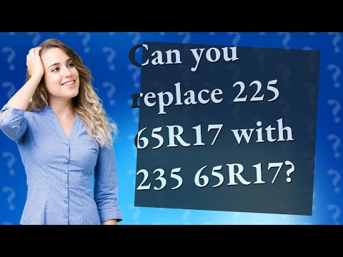 Can I use 225 65R17 instead of 235 60r18?