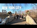 [4K] New York City 🗽 Winter Walk - Central Park [Dec. 2022]