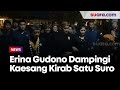 Tampil Anggun, Erina Gudono Dampingi Kaesang Pangarep Ikut Kirab Malam 1 Suro di Pura Mangkunegaran