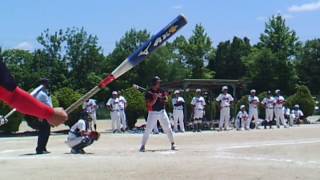 2017年5月28日一般男子大阪大会・大阪吹田クラブ戦3回裏・まこと君から