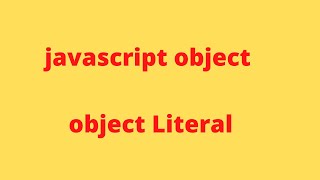 JavaScript Object Literal explained with examples