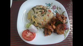 Chinese Fried Rice Recipe Like Restaurant.চাইনিজ ফ্রাইড রাইস রেসিপি কালো ঝিরা পোলার চাল।