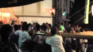 2009年　川之江秋祭り　飛龍　栄町　練り合い