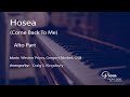 Hosea [Come Back To Me] (Arr. Craig S Kingsbury) - Alto