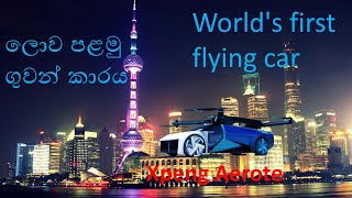 ලොව පළමු ගුවන් කාරය-World's first flying car-Xpeng Aerote