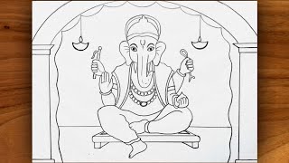 Ganpati Bappa Pencil Drawing part-1 ||Ganesha Drawing With Pencil Sketch || CreativityStudio...
