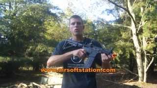 G\u0026G Fire Hawk CQB M4 Airsoft Gun Shooting Test/Chrono