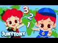 Cuenta del 1 al 10 en 5 Idiomas | Números | Inglés, Coreano, Chino y Más | JunyTony en español