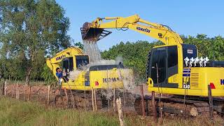 ร้อนๆอาบน้ำหน่อย komatsu แพคคู่ เสี่ยเบียร์ แก้วสง่า จัดให้ excavator EP.9075