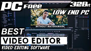 32Bit Best Video Editing Software for PC Windows 7/8/10 | Low End PC Video Editor 32bit |#3million