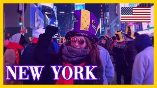 [브릿로그_세계여행] WORLD TRAVELER/NEW YORK CHRISTMAS/새해에 타임스퀘어에서 볼드랍 17시간 기다리기🗽❤️🌍🎄🇺🇸(+도쿄 디즈니🐭🖤)