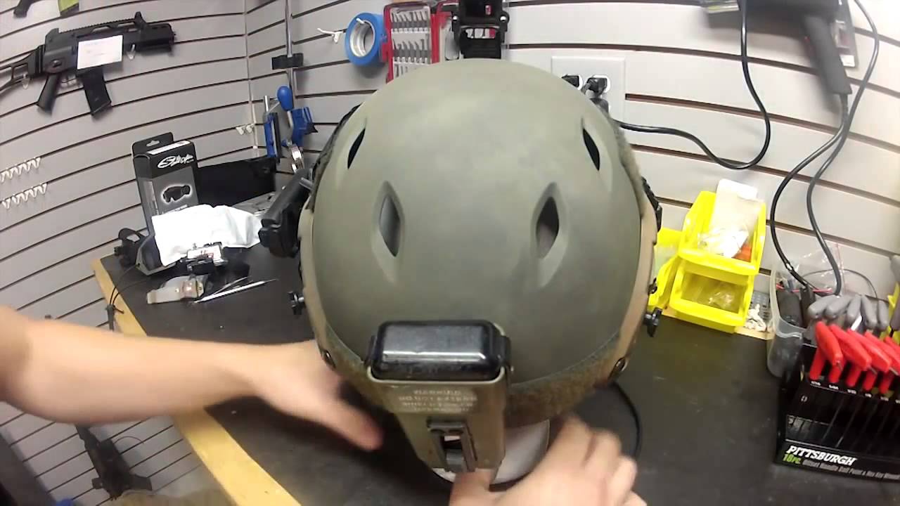 Airsoft Helmet with radioset. Be in contact with your airsoft team. Customize Radioset for helmet