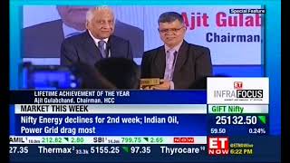 Lifetime Achievement Award to Mr Ajit Gulabchand, Chairman, HCC.