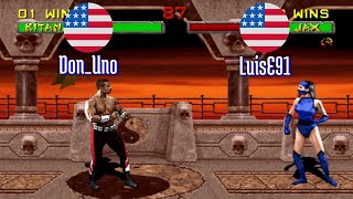 FT5 @mk2: Don_Uno (US) vs LuisE91 (US) [Mortal Kombat 2 Fightcade] Dec 28