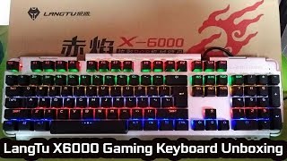 LangTu X6000 RGB Mechanical Gaming Keyboard (Blue Switches) \u0026 Gaming Mouse Unboxing 2019