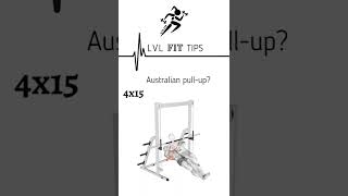 Australian pull-ups