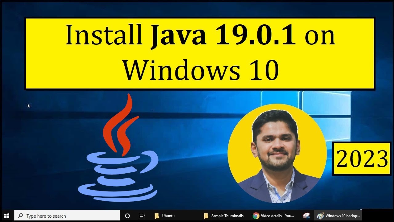 How To Install Java JDK 19.0.1 On Windows 10 [Updated 2023] - YouTube