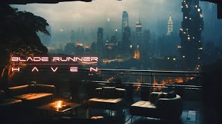 Blade Runner Haven: Relaxing Cyberpunk Ambience - A Synthwave Retreat for Focus & Sleep