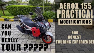 Yamaha Aerox 155 - MOST PRACTICAL MODS | HONEST TOURING REVIEW