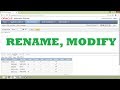 Oracle Tutorial - Rename and Modify a Column using Alter Table Statement