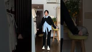 秋冬氛围感！通勤！有设计感的穿搭 #秋季穿搭交作业了 #125斤 #微胖显瘦穿搭