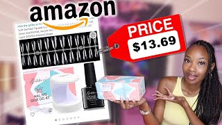 Testing cheap Amazon gel x dupe! | Amazon nail kit