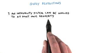 Query Restrictions - Developing Scalable Apps with Java
