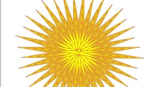 Make a Sun 🌅🌅 with using python import turtle 🐢🐢🐢 codes 👨‍💻👨‍💻👨‍💻 .......