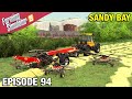 HAY FIELDS ARE READY Farming Simulator 19 Timelapse - Sandy Bay Seasons FS19 Ep 94