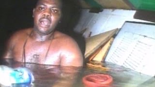 Harrison Okene: Moment divers find man alive in sunken ship off Nigerian coast