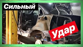 СИЛЬНЫЙ УДАР В БОК ! Восстановление геометрии. Астрахань