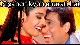 Nigahe Kyu Churati Hai Hindi Song || Govinda Ravina Tandon || Movie Dulhe Raja || Hindi Song ||