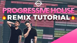 How To Make a Progressive House REMIX || FL Studio 20 Tutorial