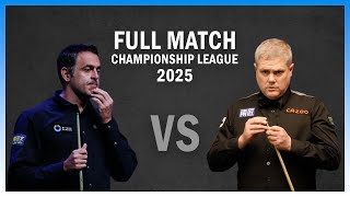 Ronnie O'Sullivan vs Robert Milkins Full Match Championship League 2025 Snooker Highlights