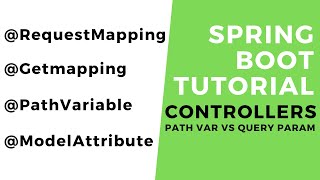 Spring Tutorial - GET Controller using @GetMapping, @RequestMapping, @ModelAttribute, @Pathvariable