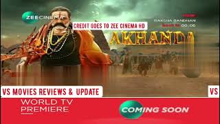 akhanda hindi dubbed tv promo out credit goes to zee cinema HD 😎🌟🤜👊👍