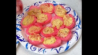 Christmas Style Deviled Eggs!