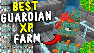 The BEST Guardian XP Farm In Minecraft Bedrock 1.20!