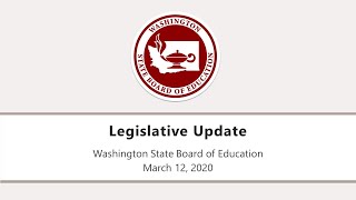 2020 Legislative Session Update