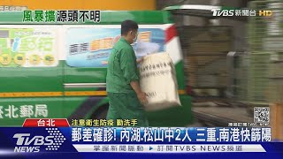 窗口、郵差皆染疫！全台郵局已8名員工確診 皆集中雙北｜TVBS新聞