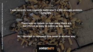 Looking at cigarette butt waste in a different way