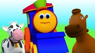 Bob Pergi ke peternakan | Lagu prasekolah | Bob the Train | 3D Nursery Rhymes | Went to The Farm