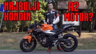 Najbolji Hondin  A2 motor? Honda CB500F (2019) - First Ride - Review