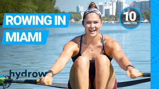 10-Minute Row in Miami to Nail Your Rowing Rhythm